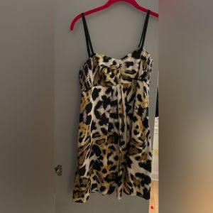 Betsey Johnson Collection Stunning Animal Print Mini Dress